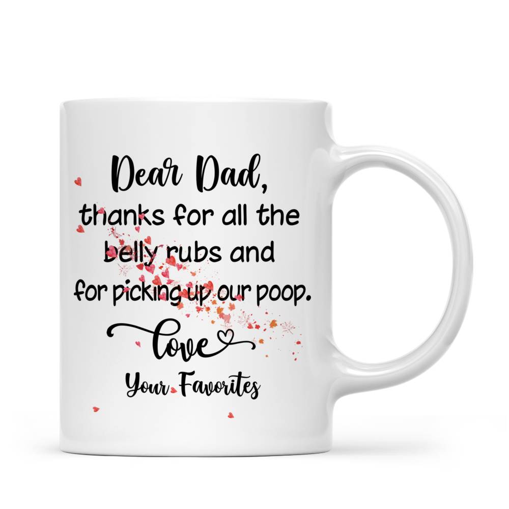 dear daddy mug from dog