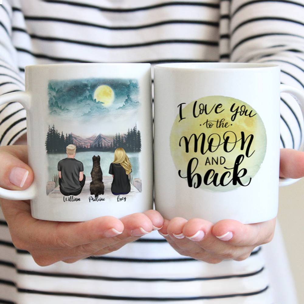 Valentines Day Gift LOVE YOU TO THE MOON & BACK Mug Valentines Day Gift LOVE YOU TO THE MOON & BACK Mug
