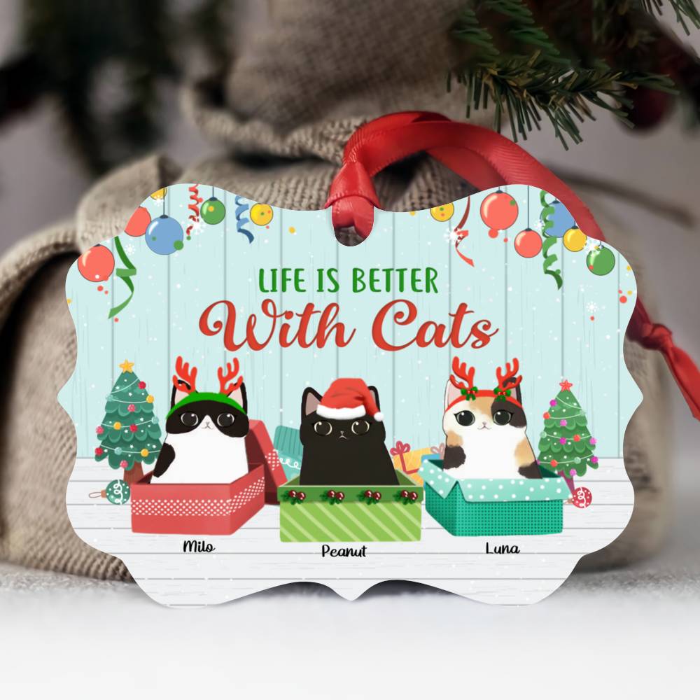 personalized cat ornaments