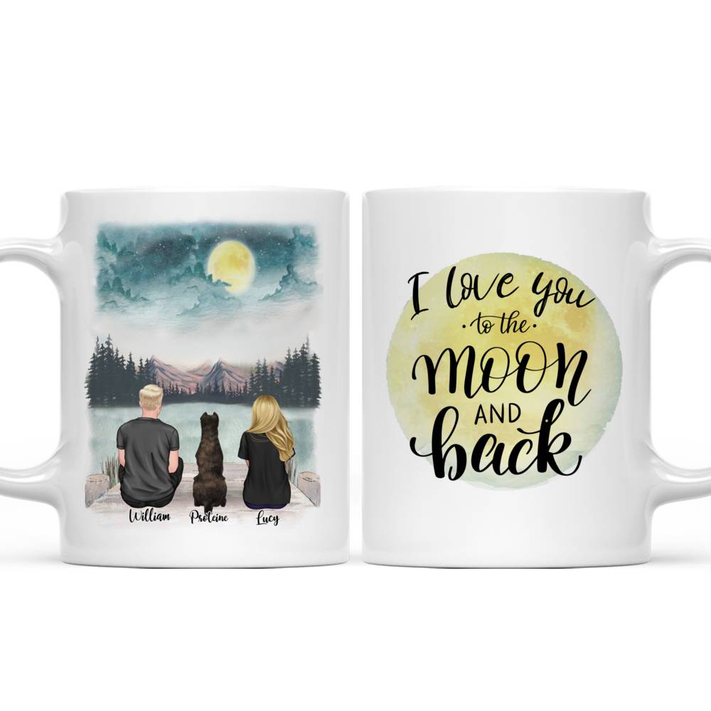 Valentines Day Gift LOVE YOU TO THE MOON & BACK Mug Valentines Day Gift LOVE YOU TO THE MOON & BACK Mug