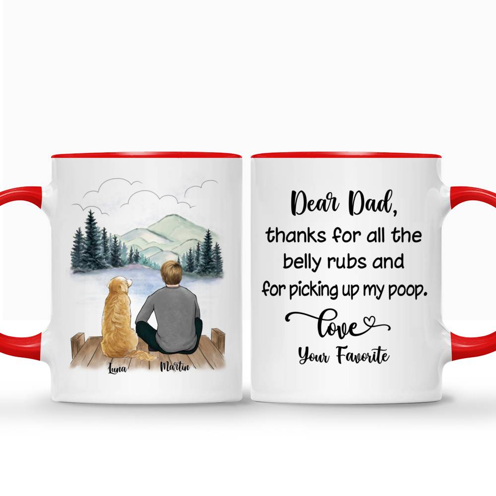 dear daddy dog mug