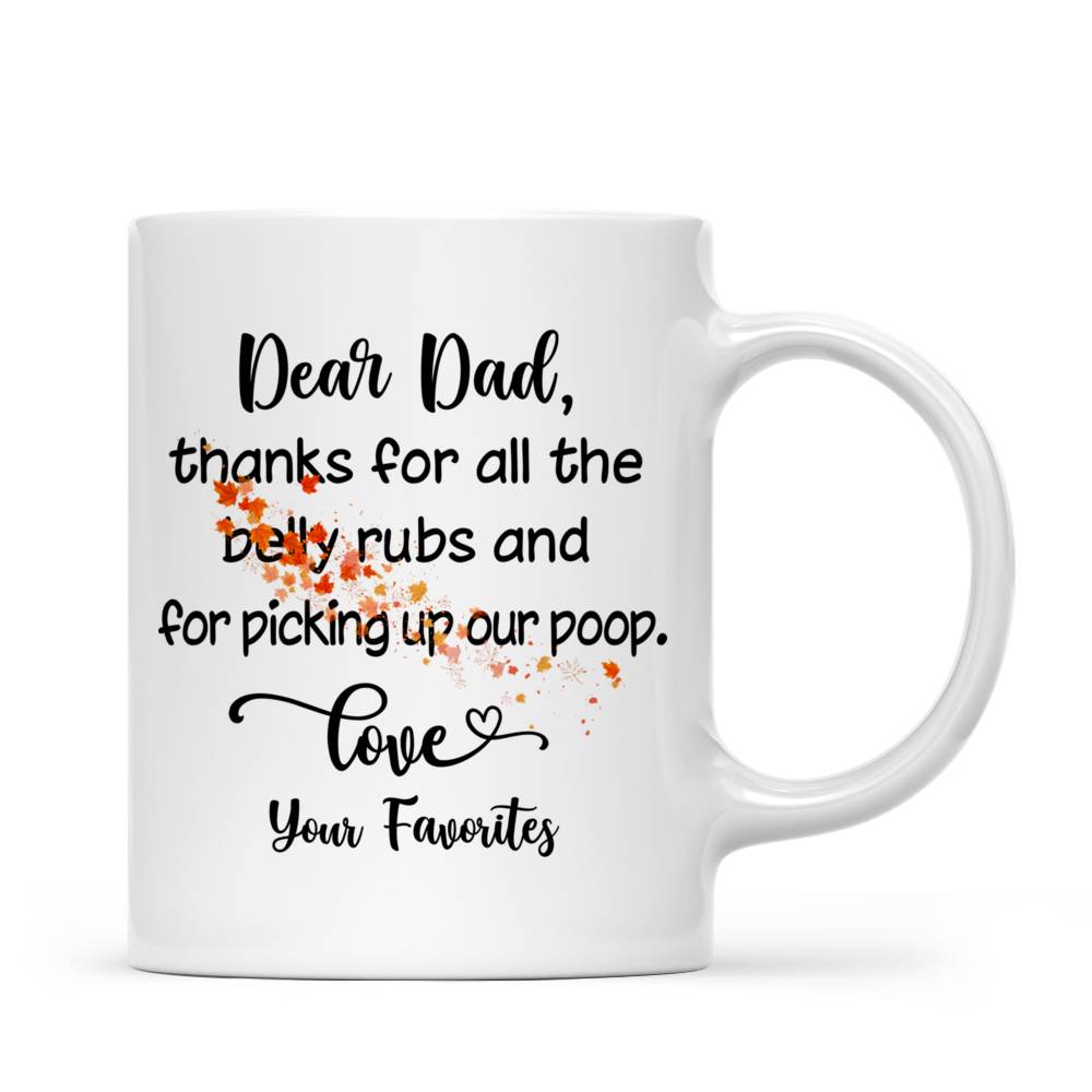 dear daddy dog mug