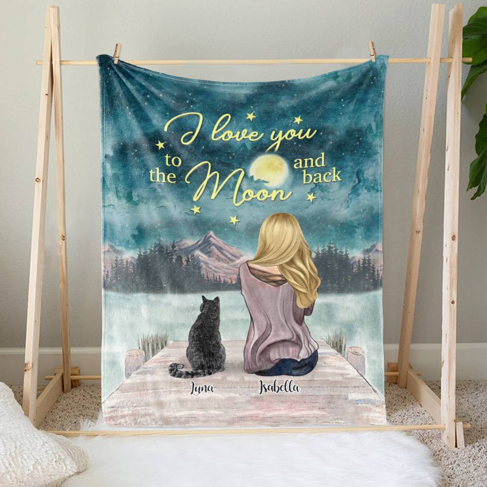 personalized cat blanket